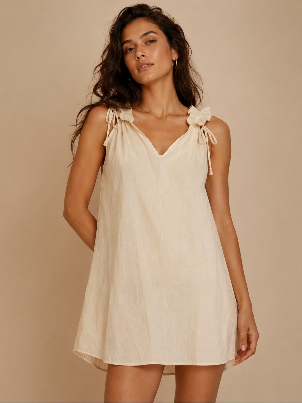 Glamaker Blush Pink Sleeveless Chiffon Blouse Dress XL Feminine Layered Top